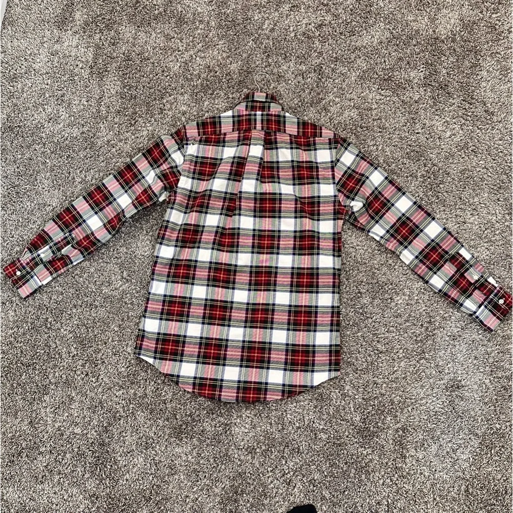 Plaid Brushed Oxford Shirt size small